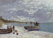 Claude Monet, The Beach at Saint-Adresse
